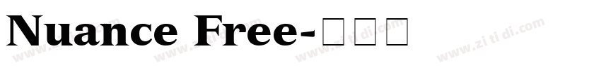 Nuance Free字体转换